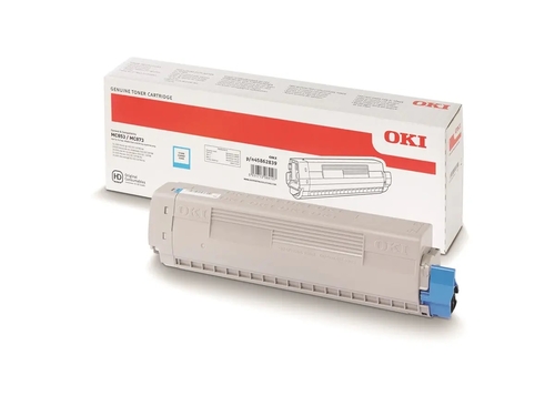 OKI 45862839 Mavi Orjinal Toner - MC853 / MC873 - 1