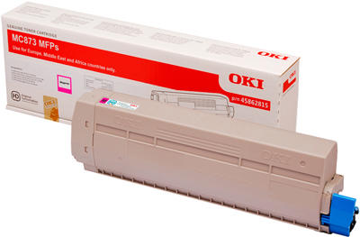 OKI - OKI 45862846 Kırmızı Orjinal Toner - MC873 (T7298)