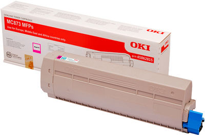 OKI 45862846 Kırmızı Orjinal Toner - MC873 (T7298)