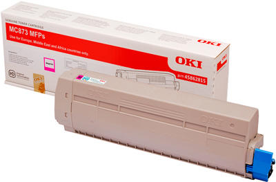 OKI 45862846 MC873 Magenta Original Toner - OKI