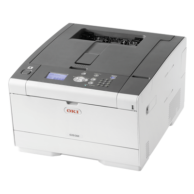 OKI 46356102 (C532dn) Dublex + Network Color Laser Printer - OKI