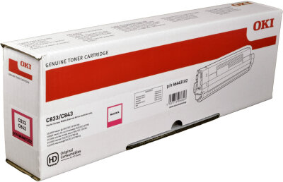 OKI 46443102 Kırmızı Orjinal Toner Yüksek Kapasite - C833 / C843 - OKI