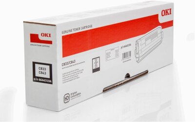 OKI 46443104 Siyah Orjinal Toner - C833 / C843 - OKI