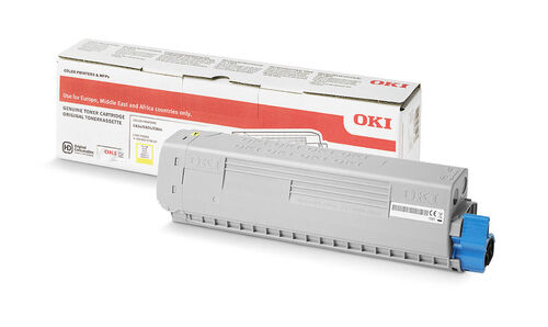 OKI 46471105 Yellow Original Toner C823 / C833 / C843