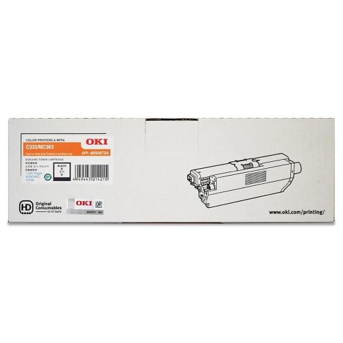 OKI 46508724 Siyah Oriinal Toner - C332 / MC363 - 1