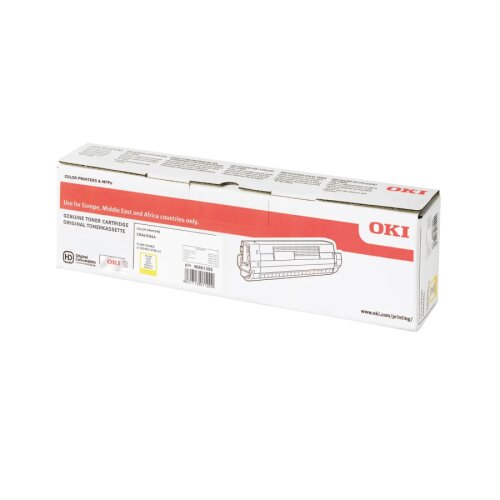 OKI 46861305 Sarı Orjinal Toner - C834 / C844 - 1