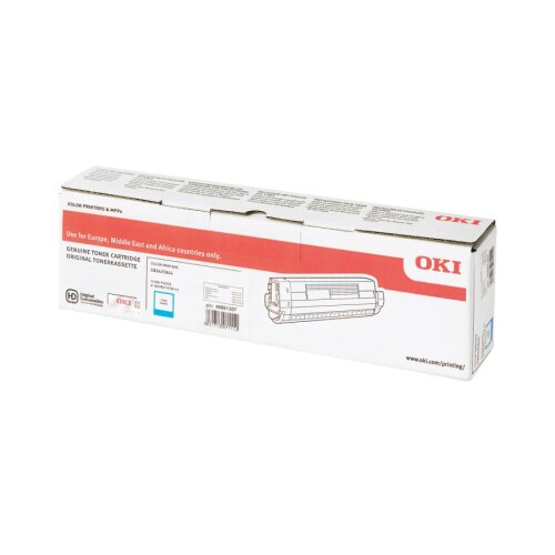 OKI 46861307 Mavi Orjinal Toner - C834 / C844 - 1