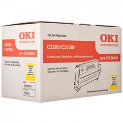 OKI 42126662 Sarı Orjinal Drum Ünitesi - C3200 (T6563) - OKI