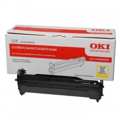 OKI - OKI 43460205 Sarı Orjinal Drum Ünitesi - C3300/ C3400 (T4297)