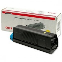 OKI C5100-C5200-C5300-C5400 42127405 Yellow Original Toner - OKI