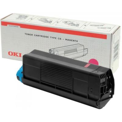 OKI - OKI 42127406 Kırmızı Orjinal Toner - C5100 / C5200 (T7351)