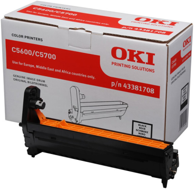 OKI - OKI C5600-C5700 43381708 Black Original Drum Unit