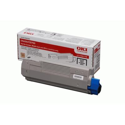 OKI 43865708 Siyah Orjinal Toner - C5650 / C5750 (T12408) - OKI