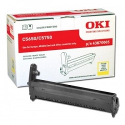 OKI C5650 / C5750 43870005 Yellow Original Drum Unit - OKI