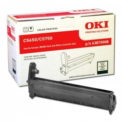 OKI - OKI C5650 / C5750 43870008 Black Original Drum Unit