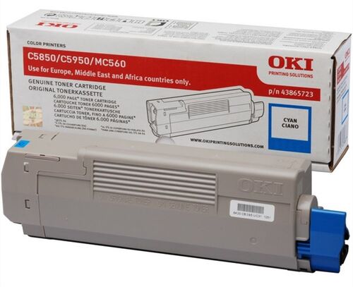 OKI 43865723 Mavi Orjinal Toner - C5850 / C5950 (T14662)