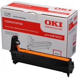 OKI - OKI C5850-C5950 43870022 Magenta Drum Unit