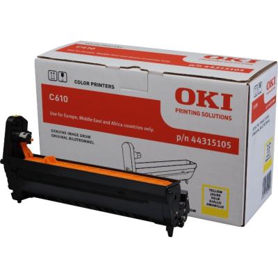 OKI C610 44315105 Yellow Original Drum Unit - OKI