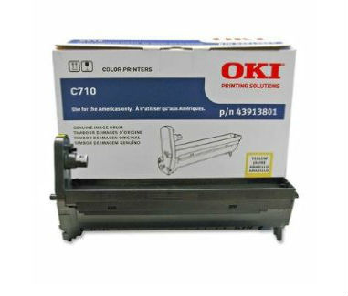 OKI 43913801 Sarı Orjinal Drum Ünitesi - C710 (T7142) - OKI