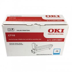 OKI C710 43913807 Cyan Original Drum Unit - OKI