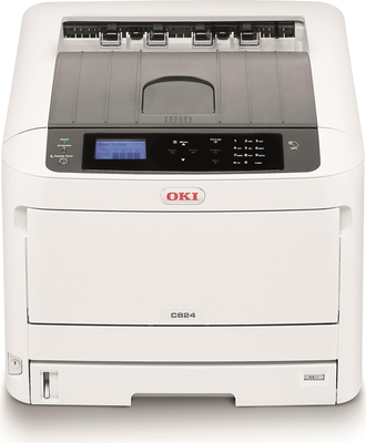 OKI - OKI C824dn Dublex Network Colour Laser Printer (47228002)