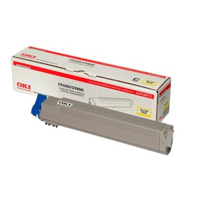 OKI 42918913 Sarı Orjinal Toner - C9600 / C9800 (T12386) - OKI