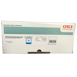 OKI ES7470 / ES7480 45396215 Cyan Original Toner - OKI