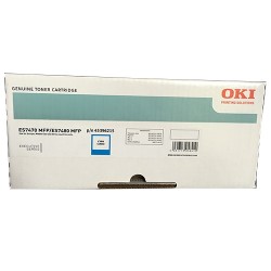 OKI - OKI 45396215 Mavi Orjinal Toner - ES7470 / ES7480 (T3141)