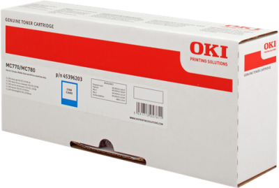 OKI MC770 Cyan Original Toner (45396203) - OKI