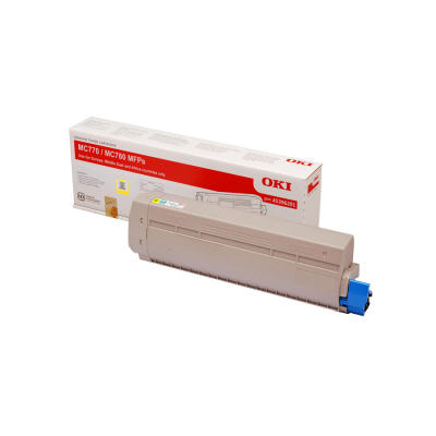 OKI MC770 Yellow Original Toner (45396201) - OKI