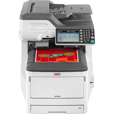 OKI - OKI MC853DN Scanner + Photocopy + Fax Multifunction Colour Laser Printer