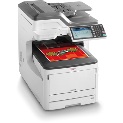 OKI MC853DN Scanner + Photocopy + Fax Multifunction Colour Laser Printer - Thumbnail
