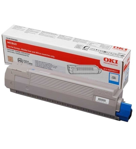 OKI MC860 44059227 Cyan Original Toner - 1