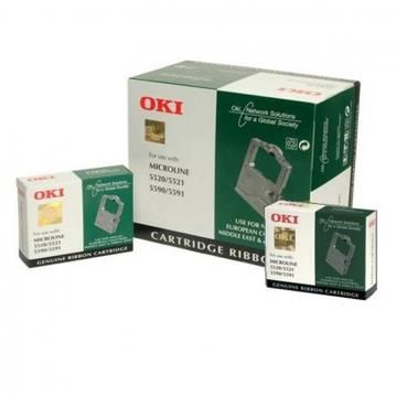 OKI Tintenband Schwarz 4.000.000 Zeichen – Für Microline 5520, 5521, 5590, 5591 Drucker