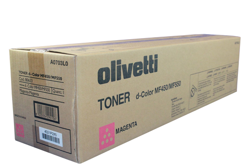 Olivetti A0703L0 Kırmızı Orjinal Toner - d-color MF450 / MF550 (B0653)