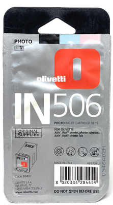 OLIVETTI - Olivetti B0497 Photo Black Original Cartridge - IN506