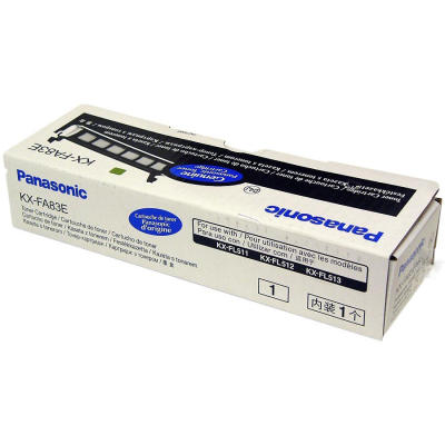 Panasonic KX-FA83E Black Original Toner - KX-FL51 / KX-FL541 / KX-FLM651 - PANASONIC