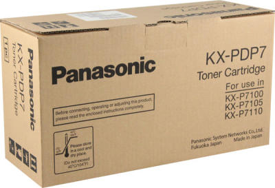 PANASONIC - Panasonic KX-PDP7 Black Original Toner - 7100 / 7105 / 7110