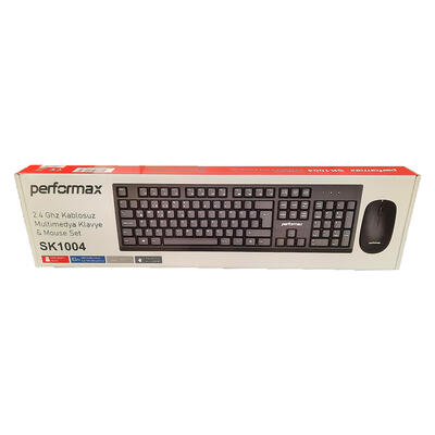 PERFORMAX - Performax SK1004 Wireless Black Keyboard + Mouse Set