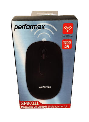 PERFORMAX - Performax SMK011 Kablosuz Siyah Optik Mouse (T15748)
