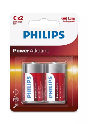 PHILIPS - Philips LR14P2B Power Alkaline Pil C Orta Boy