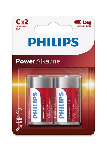 Philips LR14P2B Power Alkaline Pil C Orta Boy