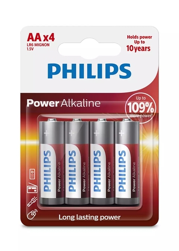 Philips LR6P4B/10 Power Alkaline Pil AA