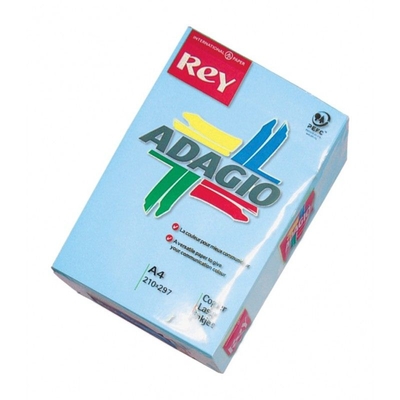 Rey Adagio 906836 A4 Light Blue Photocopy Paper 80g/m² 1 Pack (500 Pieces) - Rey Adagio