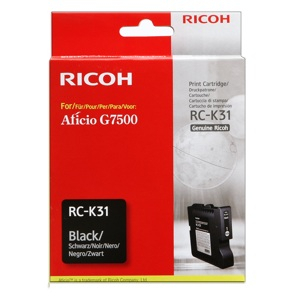 Ricoh (RC-K31) 405506 Siyah Orjinal Kartuş - G7500 (T17332) - RICOH