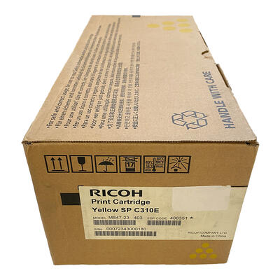 RICOH - Ricoh 406351 Sarı Orjinal Toner - SPC-320DN / SPC-231N (T16531)