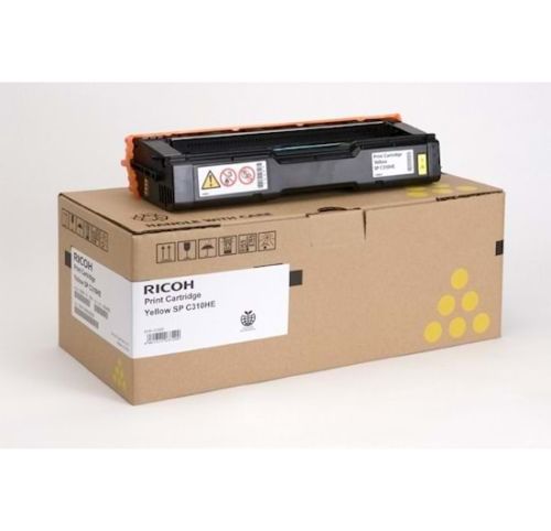 Ricoh 406482 SP-C310HE Sarı Orjinal Toner SP-C231SF, SP-C232, SP-C310, SP-C311 6,000 Sayfa (T11021) - 1