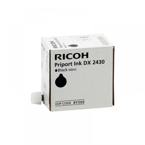 Ricoh 817222 Black Original Ink Cartridge - DX2330 / DX2430
