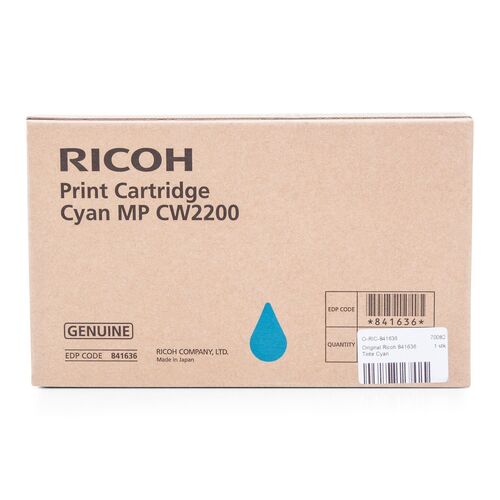 Ricoh 841636 Cyan Original Cartridge - MP CW2200
