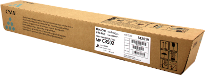 Ricoh 842019 MP-C3002 / MP-C3502 Cyan Original Photocopy Toner 18.000 Sayfa - RICOH